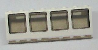 Window 2 x 8 x 2 Boat with Trans-Brown Glass (89648 / 89649)