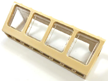 Window 2 x 8 x 2 Boat with Trans-Clear Glass (89648 / 89649)