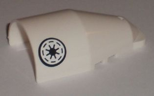 Windscreen 7 x 4 x 2 Round Extended Front Edge with SW Republic Pattern (Sticker) - Set 8085