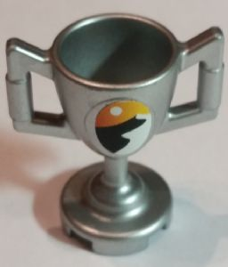 Minifigure, Utensil Trophy Cup with Desert and Full Moon on Sunset Pattern (Sticker) - Set 8896