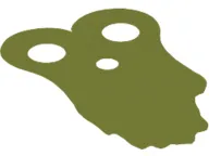 Minifigure Armor Pauldron Cloth, Tattered, Long (Length 35mm)