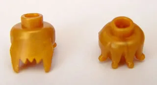 Minifigure, Head, Modified Jagged Bottom Edge Plain