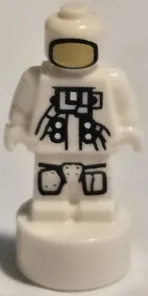 Minifigure, Utensil Statuette / Trophy with NASA Astronaut Pattern