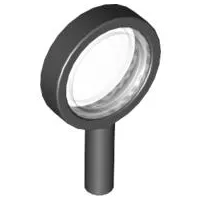Minifigure, Utensil Magnifying Glass with Removable Trans-Clear Lens