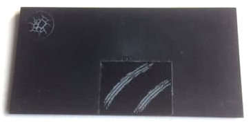 Tile 8 x 16 with Bottom Tubes, Textured Surface with Dark Bluish Gray Scratches and Cracks Pattern (Stickers) - Set 76057