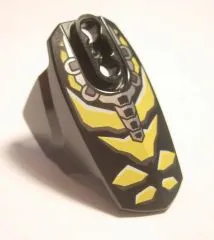 Hero Factory Armor with Ball Joint Socket - Size 5 with Yellow Insect Pattern (Waspix)