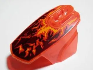 Hero Factory Armor with Ball Joint Socket - Size 5 with Fire Pattern (Pyrox)