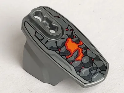 Hero Factory Armor with Ball Joint Socket - Size 5 with Rock Pattern (Bruizer)