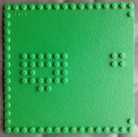 Baseplate 16 x 16 with Control Tower Set 340 Stud Pattern