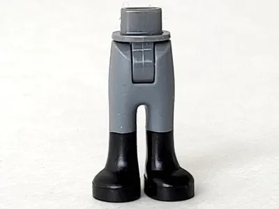 Mini Doll Hips and Trousers with Back Pockets with Black Boots Pattern - Thick Hinge