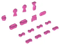 Friends Accessories, Animal Show and Grooming Supplies, 16 in Bag (Multipack)