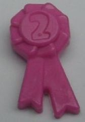 Friends Accessories Award Ribbon with Number 2