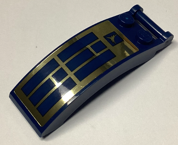 Windscreen 6 x 2 x 2 with Bar Handle with Gold Solar Panel Pattern (Sticker) - Set 60348