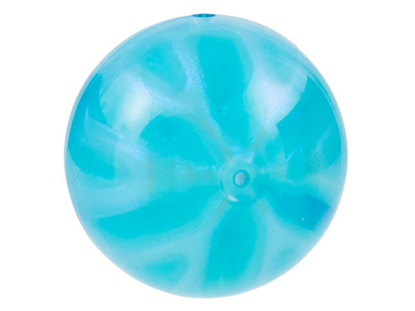 Ball, Hard Plastic 19mm D. with Molded Satin Trans-Clear Slotted Inner Ball Pattern (Ninjago Dragon Power Element)