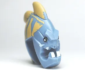 Minifigure, Head, Modified Jawson with Fins and Teeth Pattern