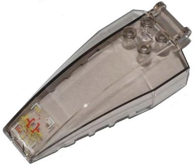 Windscreen 8 x 4 x 2 with 4 Studs and Bar Handle with Target Head-Up Display (HUD) Pattern (Sticker) - Set 76000