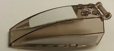 Windscreen 8 x 4 x 2 with 4 Studs and Bar Handle with White Panels Pattern (Stickers) - Set 9525