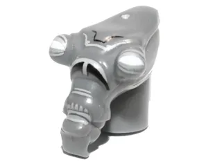 Minifigure, Head, Modified SW Geonosian with Gray Eyes Pattern