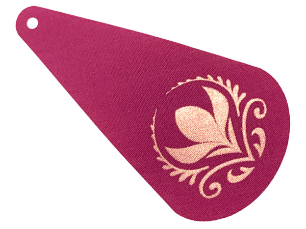 Mini Doll, Cape Cloth, Long with Gold Floral Crest Pattern (Coronation Elsa)