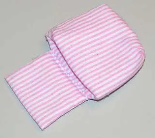 Duplo, Cloth Sleeping Bag with Pink Stripes Pattern
