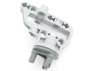 Technic, Steering Portal Axle, Housing with Dark Bluish Gray Wheel Hub 3 Pins Round (92908 / 92909)