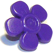 Friends Accessories Hair Decoration, Flower with Smooth Petals and Small Pin