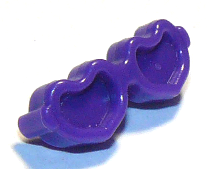 Friends Accessories Glasses, Heart Shaped with Small Pin