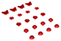 Friends Accessories, Flowers and Insects, 20 in Bag (Multipack)