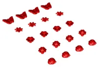 Friends Accessories, Flowers and Insects, 20 in Bag (Multipack)