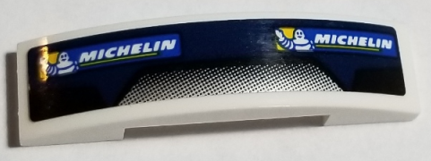 Slope, Curved 4 x 1 x 2/3 Double with Michelin Logo and Air Intake Grille Pattern (Sticker) - Set 75885