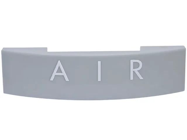 Slope, Curved 4 x 1 x 2/3 Double with White 'AIR' Pattern