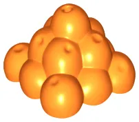 Duplo Fruit Pyramid - Indented Base