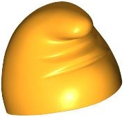 Minifigure, Headgear Slouch Hat, Dwarf / Gnome with Tip Facing Forwards, Creases at Front