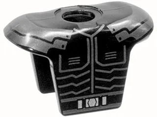 Minifigure Hockey Body Armor with SW Savage Opress Pattern