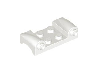 Vehicle, Mudguard 2 x 4 with Headlights and Curved Fenders