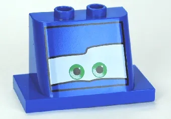 Windscreen 2 x 3 x 2 with 2 x 4 Base with Eyes on White Background Pattern 5