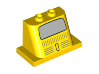 Windscreen 2 x 3 x 2 with 2 x 4 Base with Silver Window and Grille Pattern
