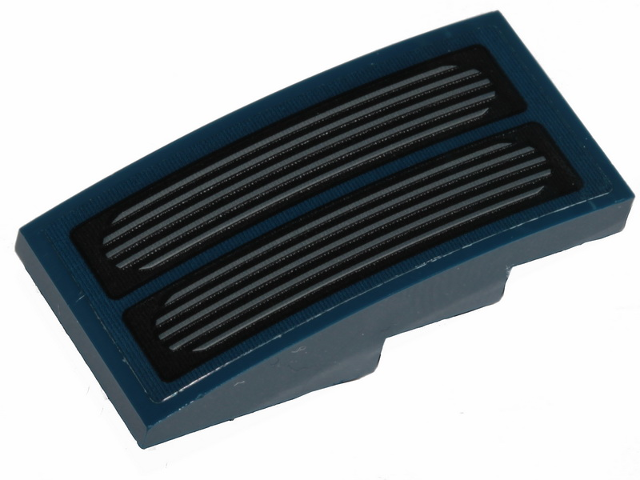 Slope, Curved 4 x 2 with SW Droid Gunship Vents Pattern (Sticker) - Set 75233