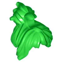 Minifigure, Hair Female Messy with Swept-up Ponytail, Side Bangs and Clip