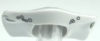 Minifigure, Headgear Head Top, Hammerhead Shark with Eyes and Marine Growth Pattern