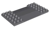 Duplo, Plate 6 x 12 with Center Ramp