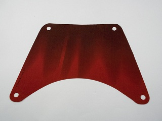 Cloth Sail Rectangle with Dark Brown Streaks Pattern (Topsail)