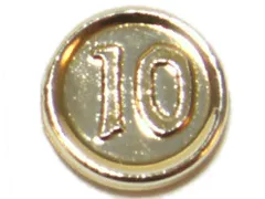 Minifigure, Utensil Coin Type 3 with 10 Mark