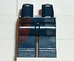 Hips and Legs with Faded Dark Gray and Dark Red Curved Panels Pattern