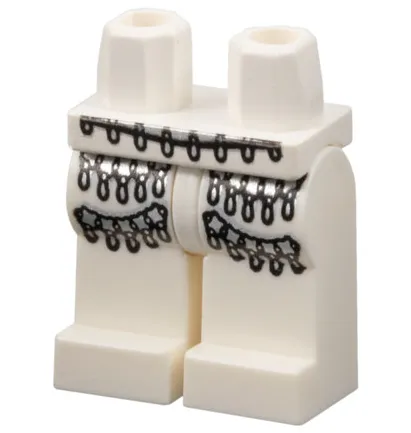 Hips and Legs with Silver Tassels Pattern