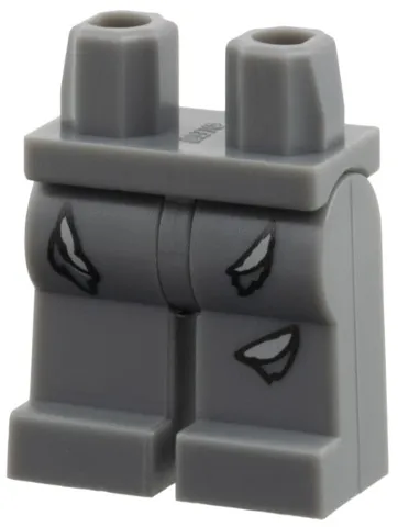 Hips and Legs with Torn Sections Pattern