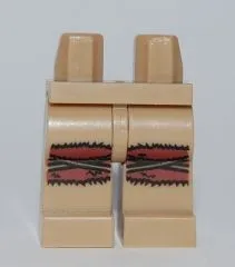 Hips and Legs with Tattered Knees Pattern