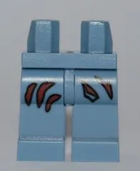 Hips and Legs with Torn Pattern