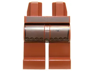 Hips and Legs with Dark Brown Apron Pattern