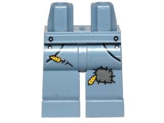 Hips and Legs with Wheat Spikes, Pockets and Patch Pattern